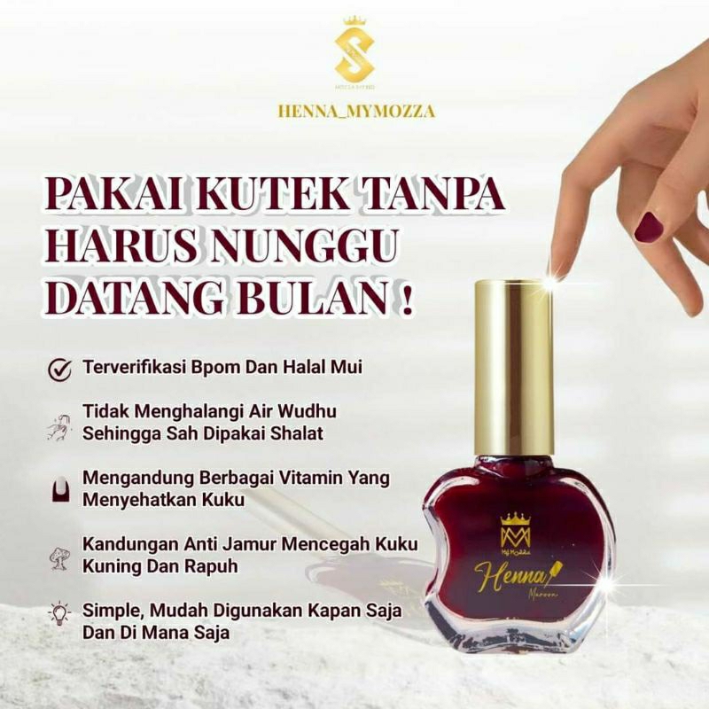 HALAL HENNA MY MOZZA MAROON