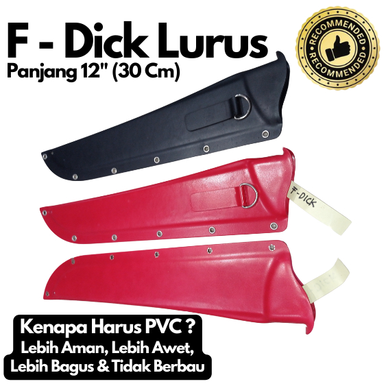 Sarung Bilah Sarung Pisau F - Dick Lurus 12" (30 Cm) Bahan PVC