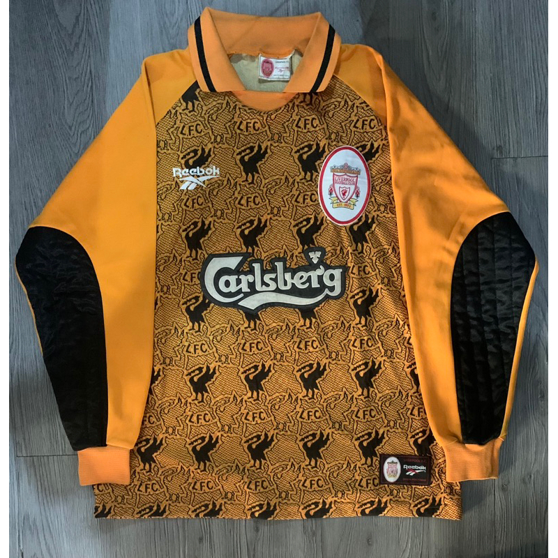 JERSEY LIVERPOOL GK LS  ( RARE & VINTAGE) 1996 - 1997