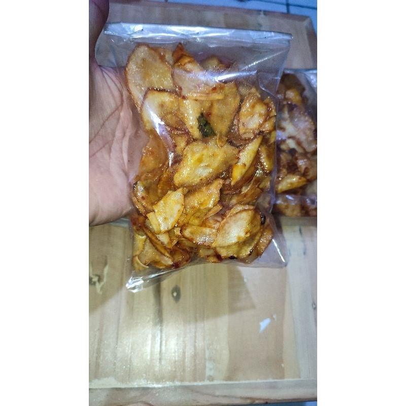 

(100gr) Keripik Sanjay keripik singkong balado keripik balado keripik pedas keripik singkong homemade bisa cod