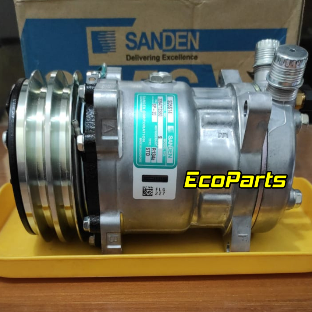 Kompresor Compressor AC Mobil SANDEN ASLI 508 24V 24 Volt