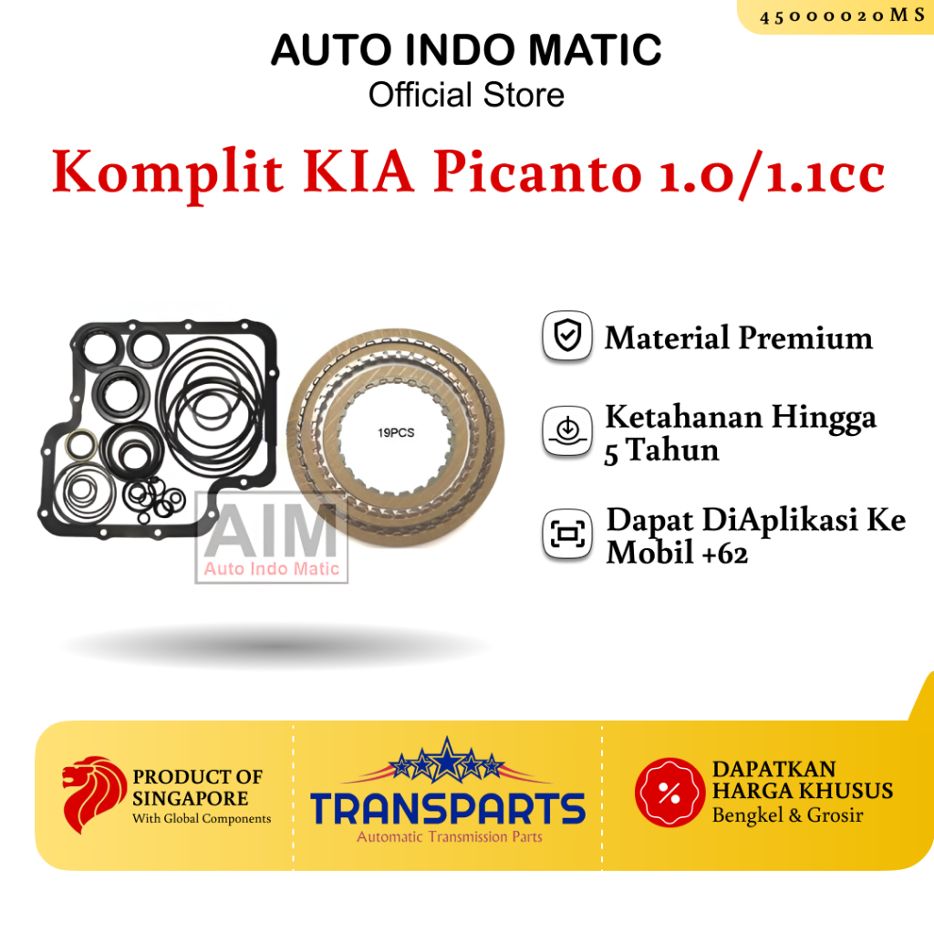Packing & Kampas Set Matic Jf405 Morning Picanto Atoz 45000020MS