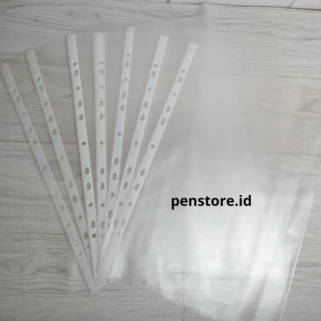 

(pack = 100 lembar) Sheet Protector Antiglare F4 100 Lembar Kualitas seperti Bantex