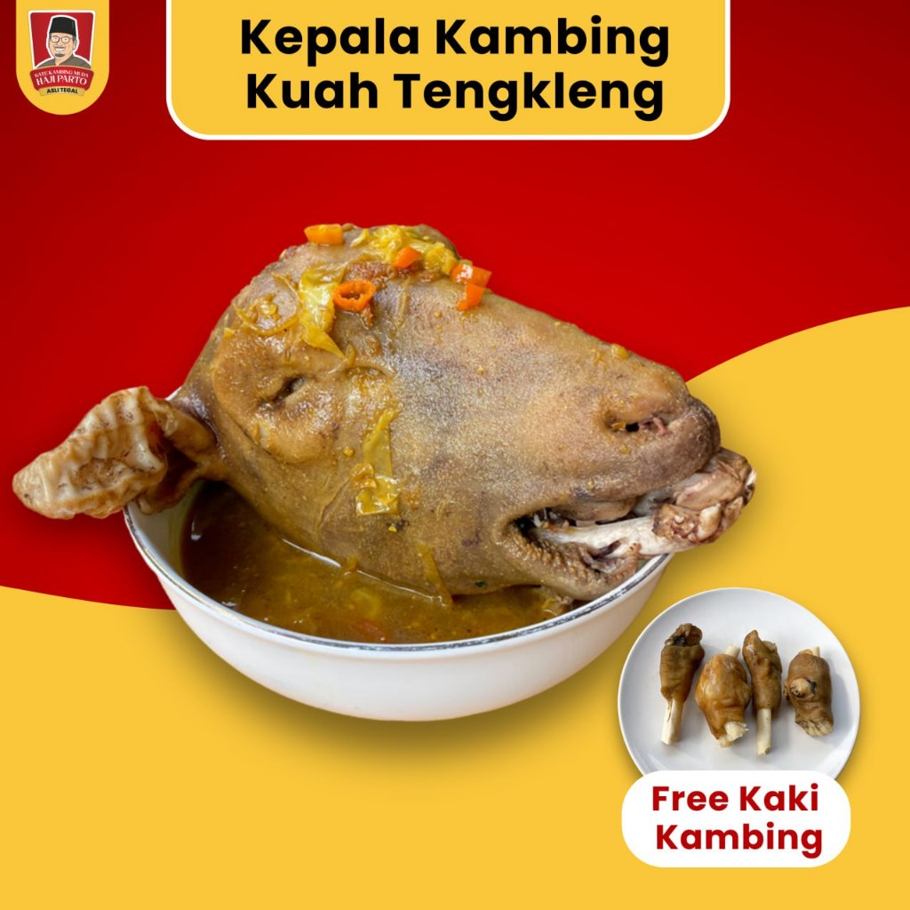 

Tengkleng Kepala Kambing Muda Utuh Balibul Sate Kambing Muda Haji Parto