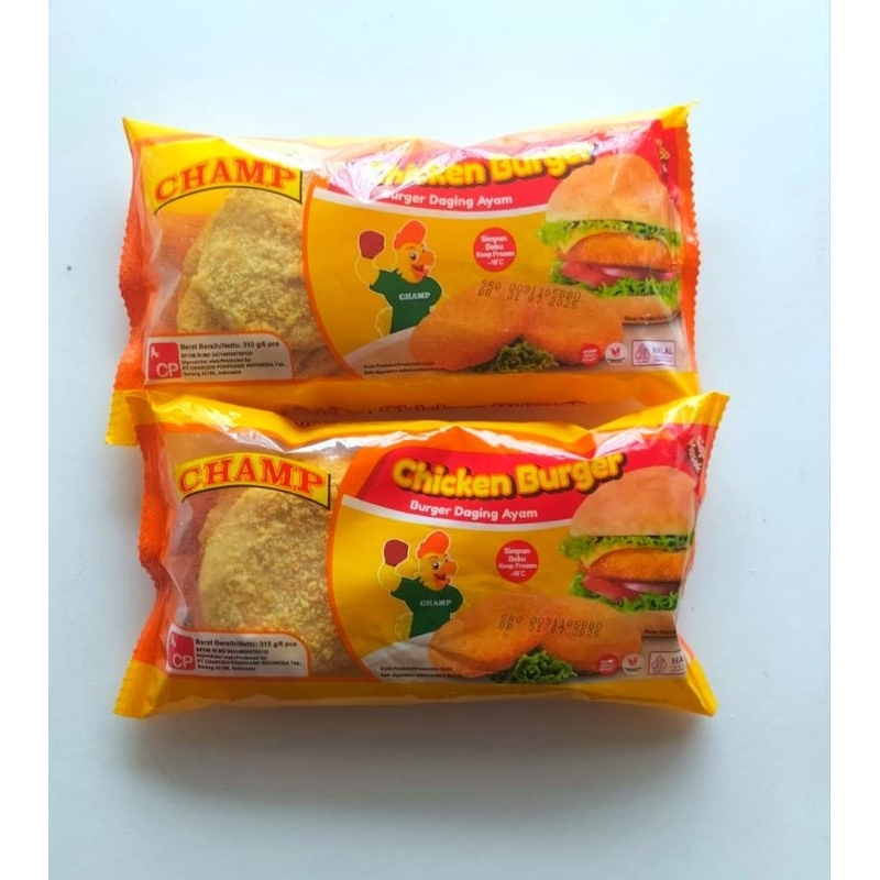 

CHAMP burger 315gr 6s