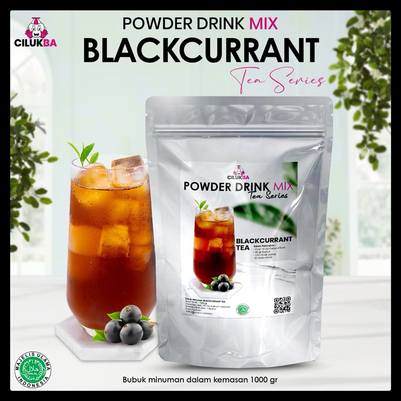 

Bubuk Minuman Rasa Blackcurrant Tea 1 kg / Powder Drink Mix