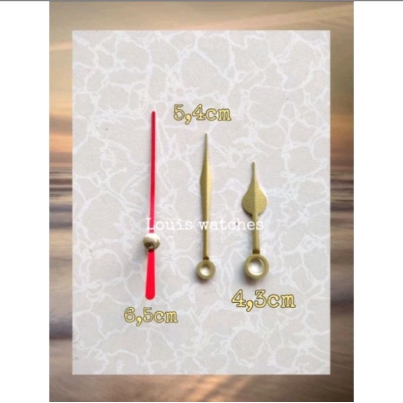 mesin jam dinding 12888 jarum waru kecil