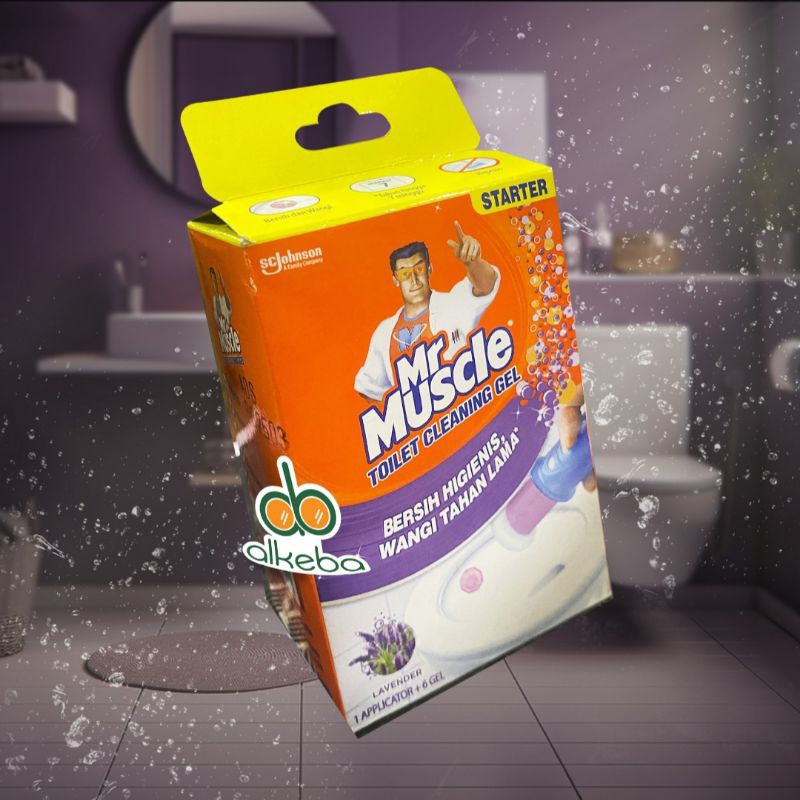 Mr. Muscle Toilet Cleaning Gel Starter / Pengharum Toilet 36ml