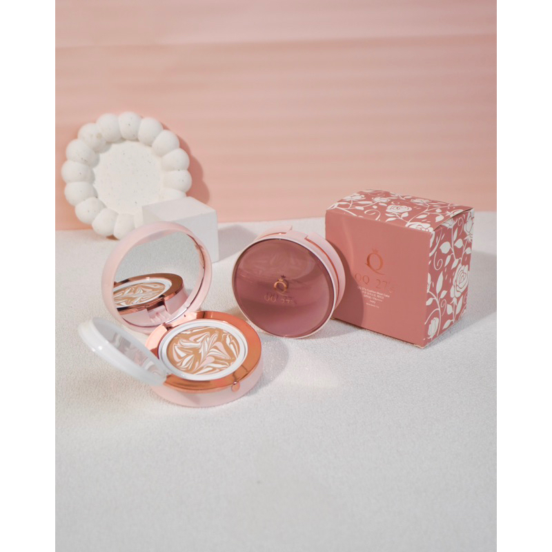QQ27's MOIST CAKE CUSHION SPF 50 PA ++++ WITH BRIGHTENING ESSENCE