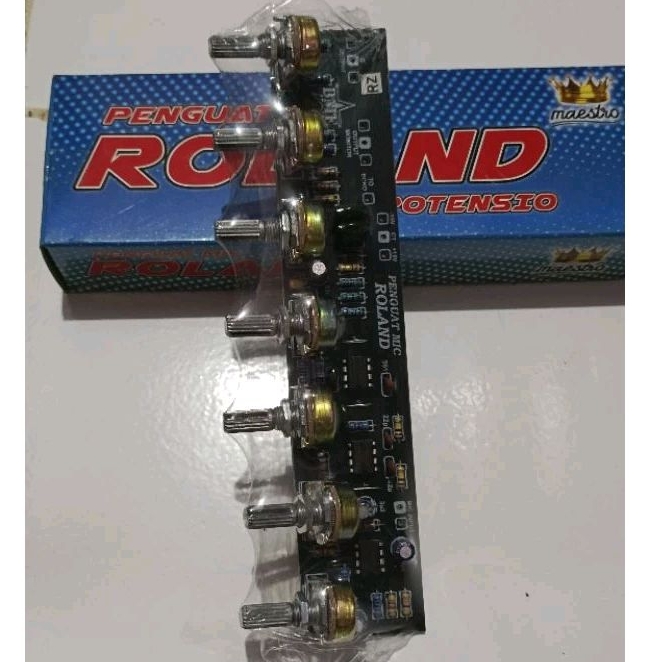 Penguat Mic MIXER PENGUAT MIC 7 POTENSIO ROLAND