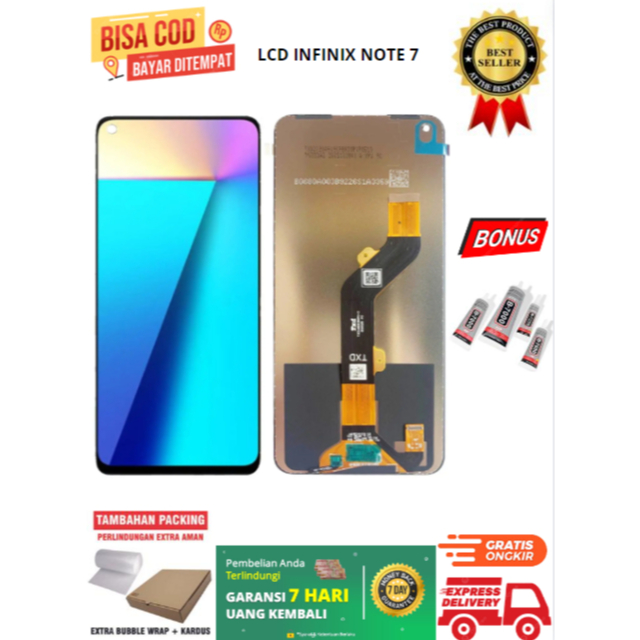 LCD INFINIX NOTE 7 X690 X690B FULLSET TOUCHSCREEN ORIGINAL