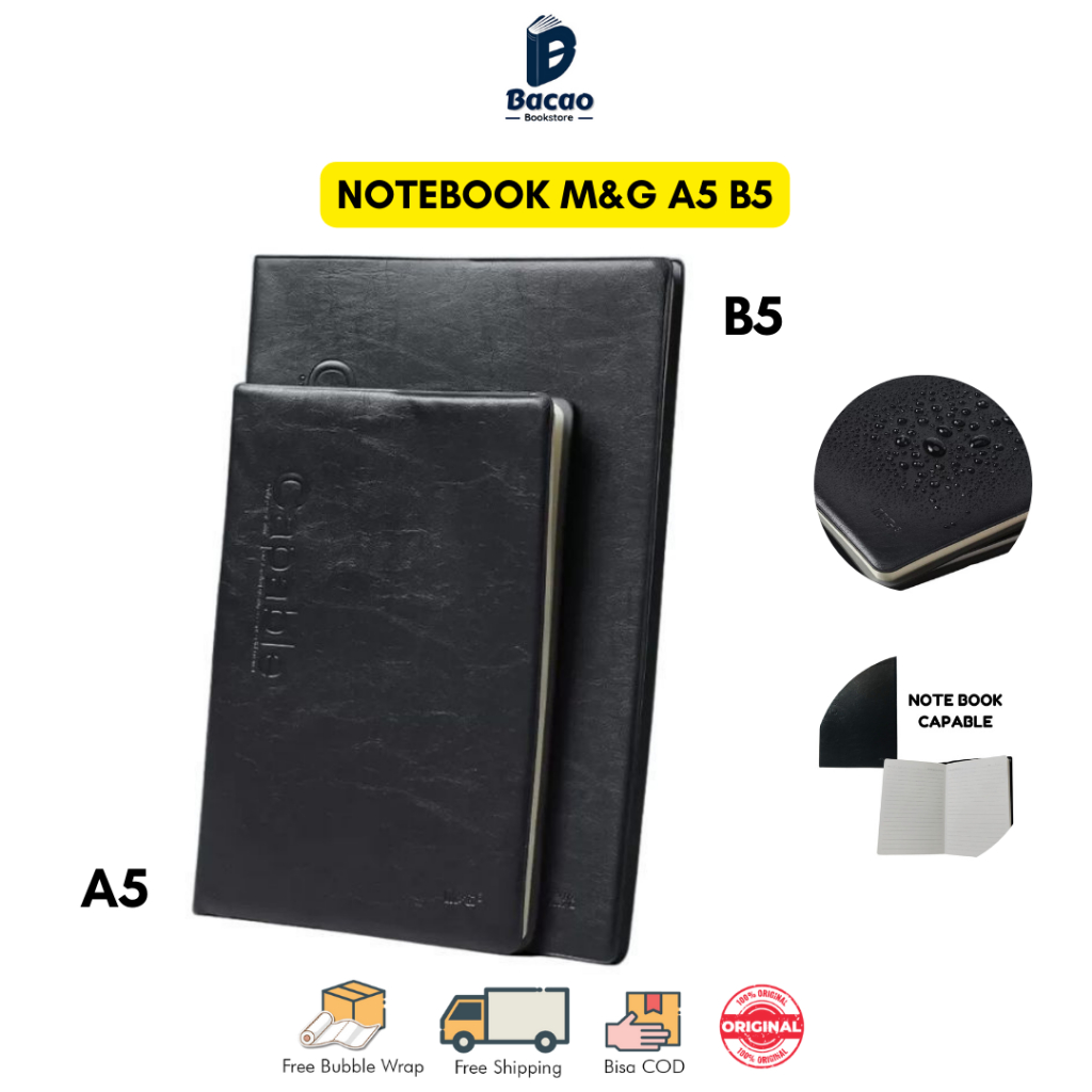 

Notebook M&G Buku Tulis Catatan Ukuran A5 & B5 Diary Agenda 72 Sheets