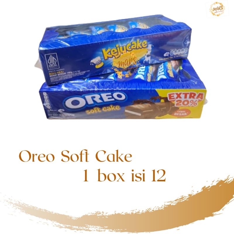 

Oreo Soft Cake / Keju Cake box isi 12