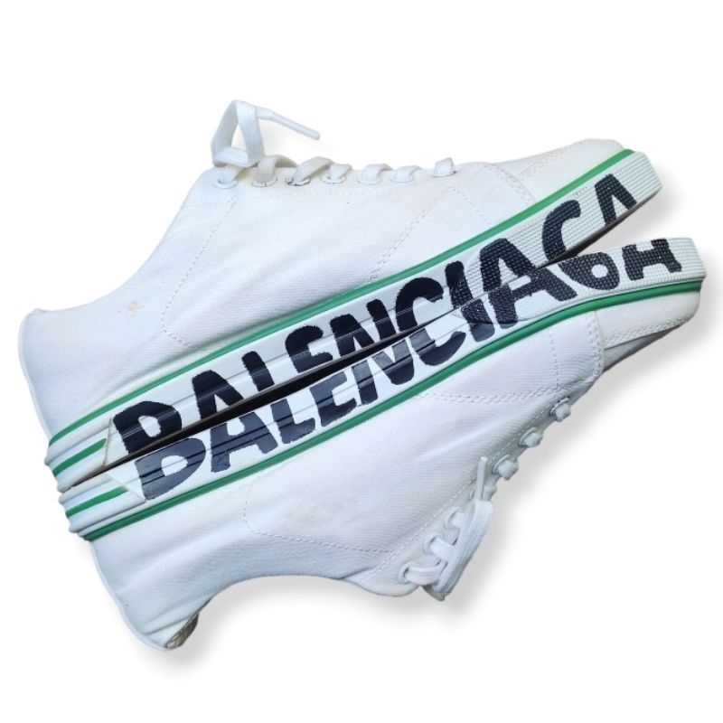 Balenciaga Match Trainers Canvas Shoes