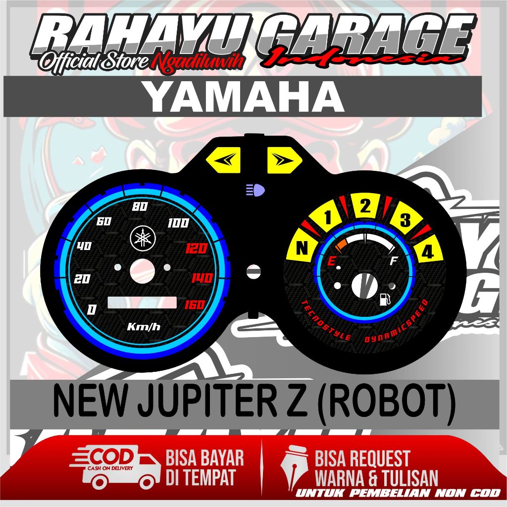 PAPAN SPEEDOMETER CUSTOM YAMAHA JUPITER ROBOT