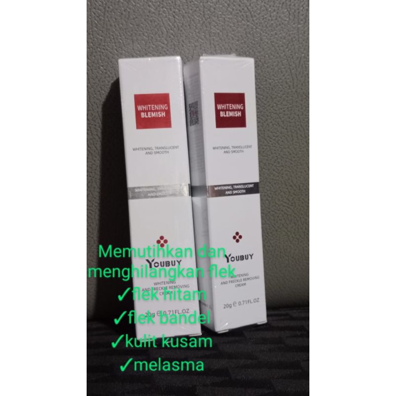 2 pcs whitening blemish cream