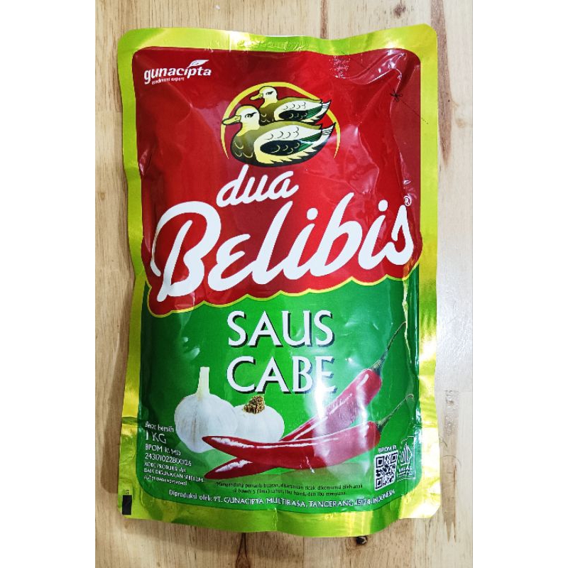 

SAUS CABE DUA BELIBIS 1KG PREMIUM