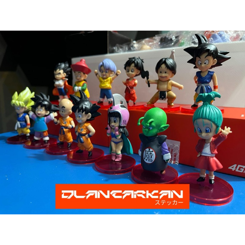 figure dragon ball goku krilin picolo gohan bejita chi-chi