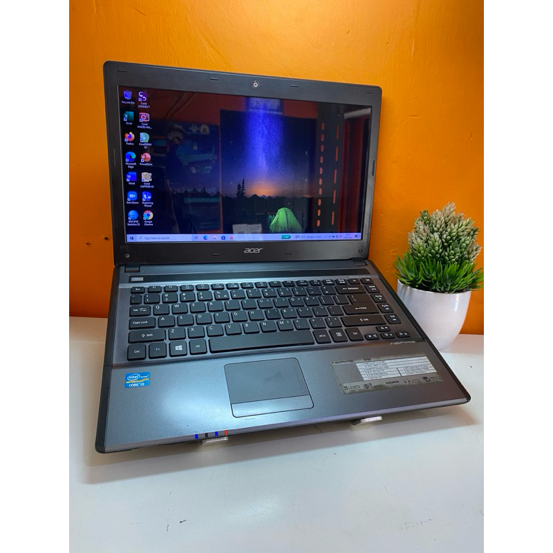 Laptop acer 4755 intel core i3 ram 8 gb ssd 128 gb