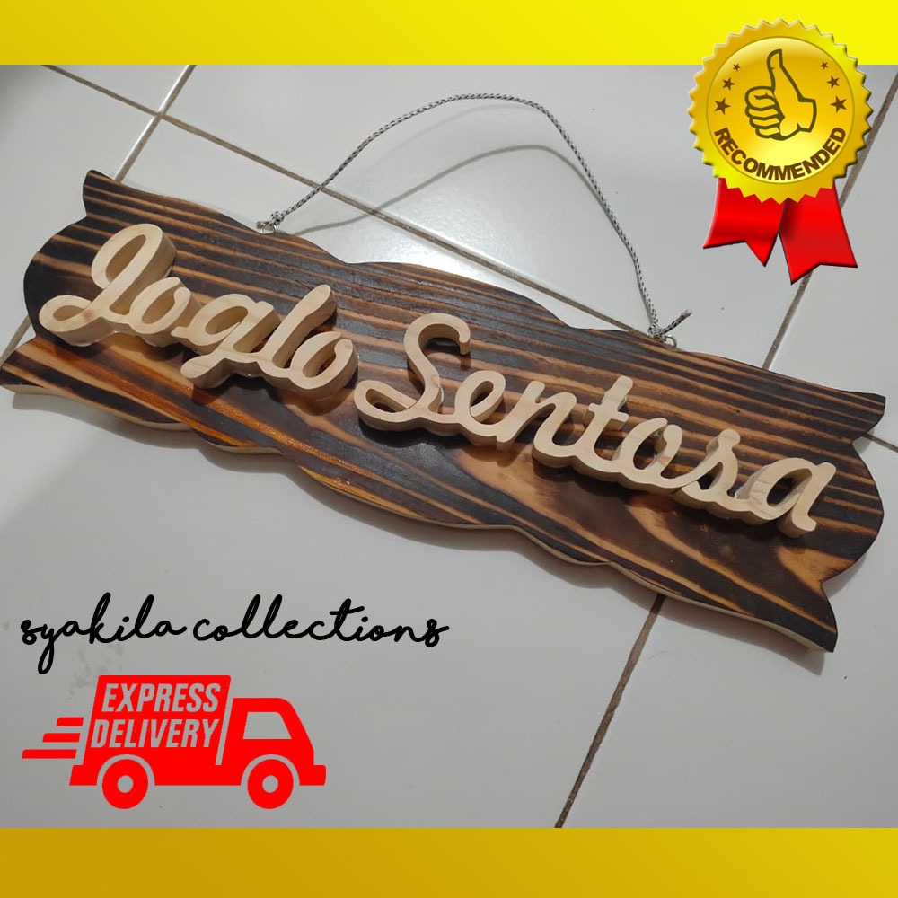 kerajinan kayu tulisan kayu sambung custom