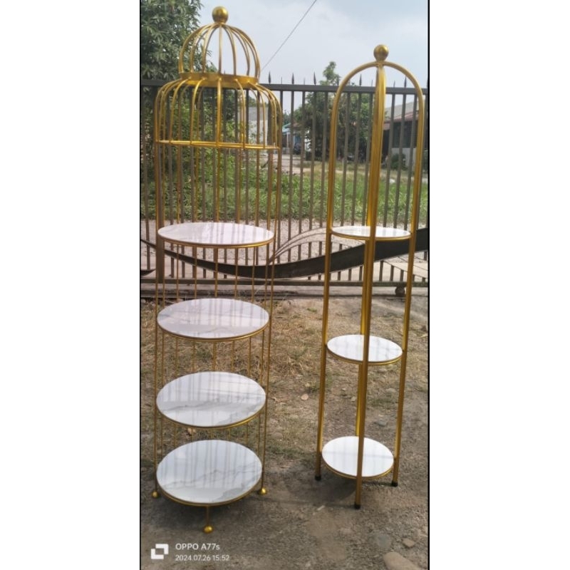 Rak Sangkar Burung besi tiang tebal besi holo 20'