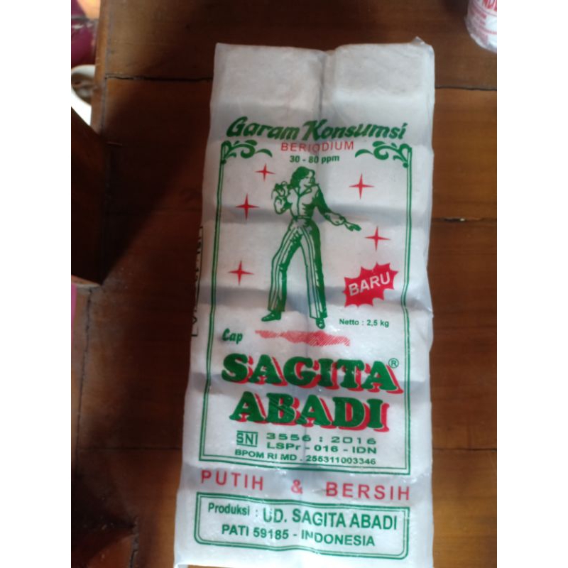 

garam sagita abadi 1 pack isi 12