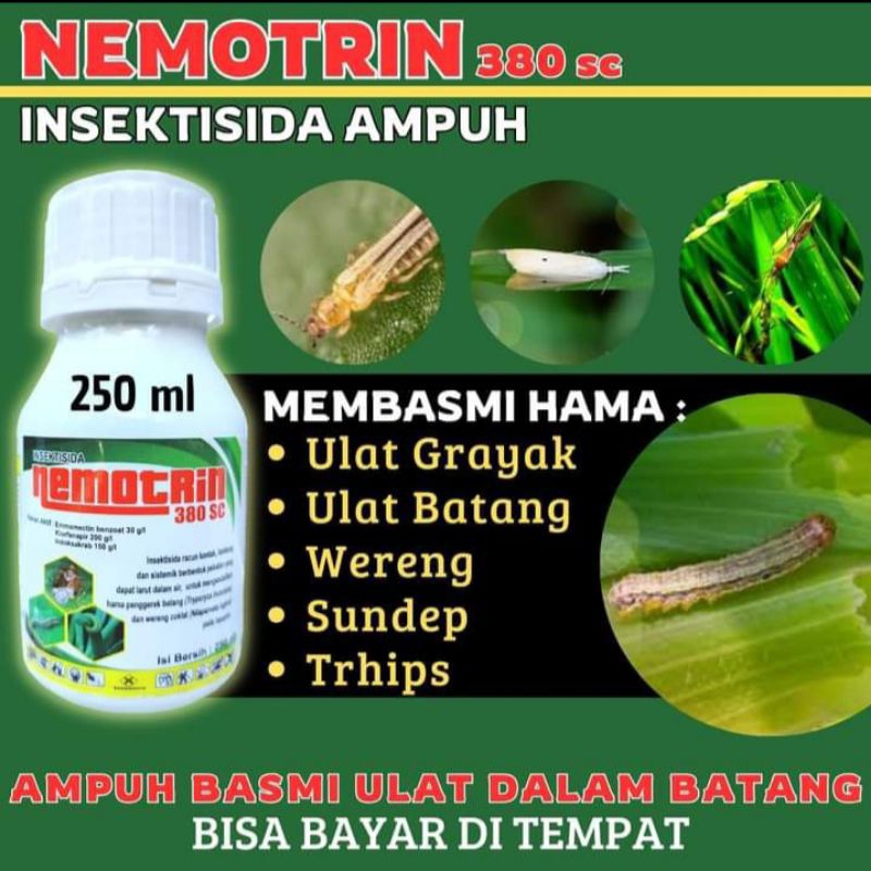 NEMOTRIN/ NEMOTRIN 250 ML/ INSEKTISIDA/ INSEKTISIDA CAIR / INSEKTISIDA SISTEMIK / INSEKTISIDA SISTEM