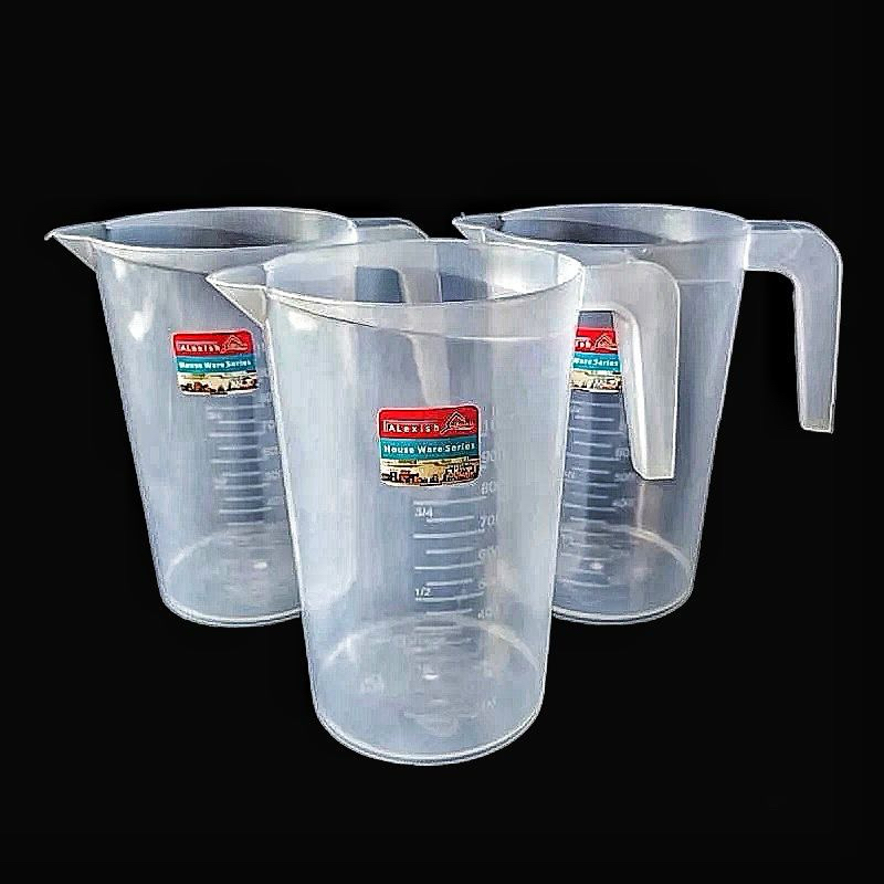 Gelas Ukur 20cc 40cc 100ml 500ml 1000ml 1liter / Takaran Plastik Alexish