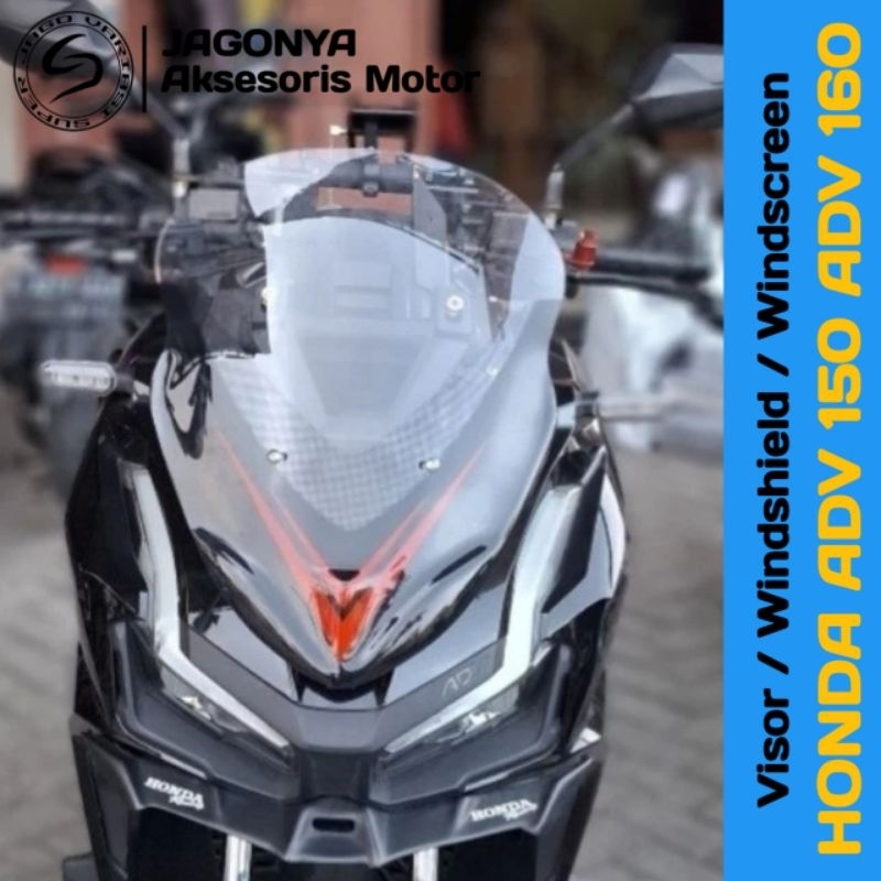 Visor Windshield Windscreen ADV 150 ADV 160 | Kaca Depan ADV Model Black Series Sporty Thailand