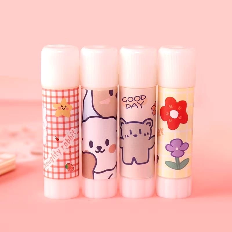 

LEM STIK PEREKAT KERTAS PADAT GLUE STICK LEM STIK BATANG PUTAR SEKOLAH