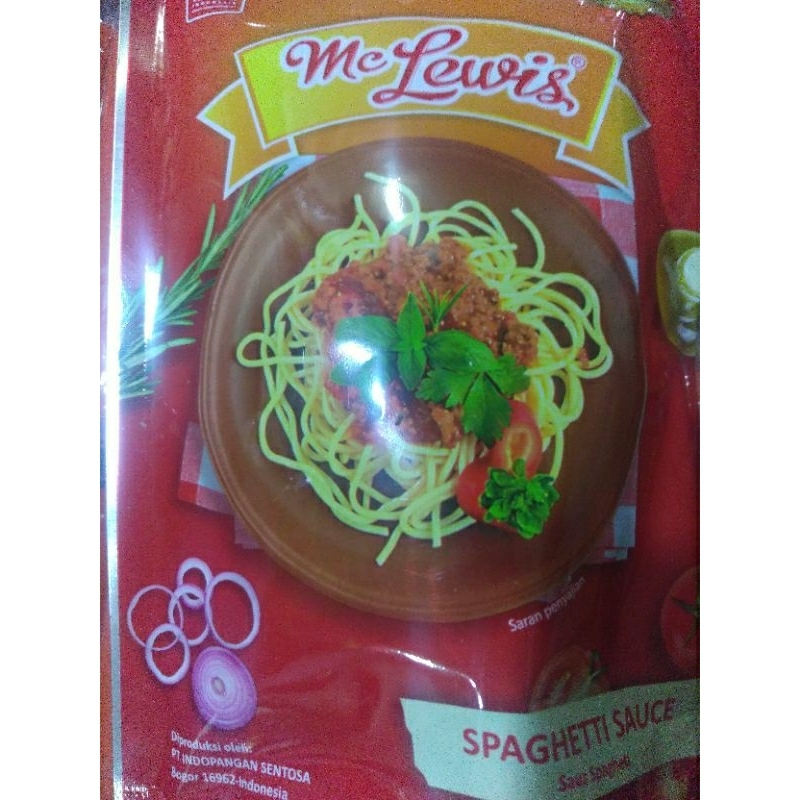 

saus spaghetti pasta spaghetti mc lewis