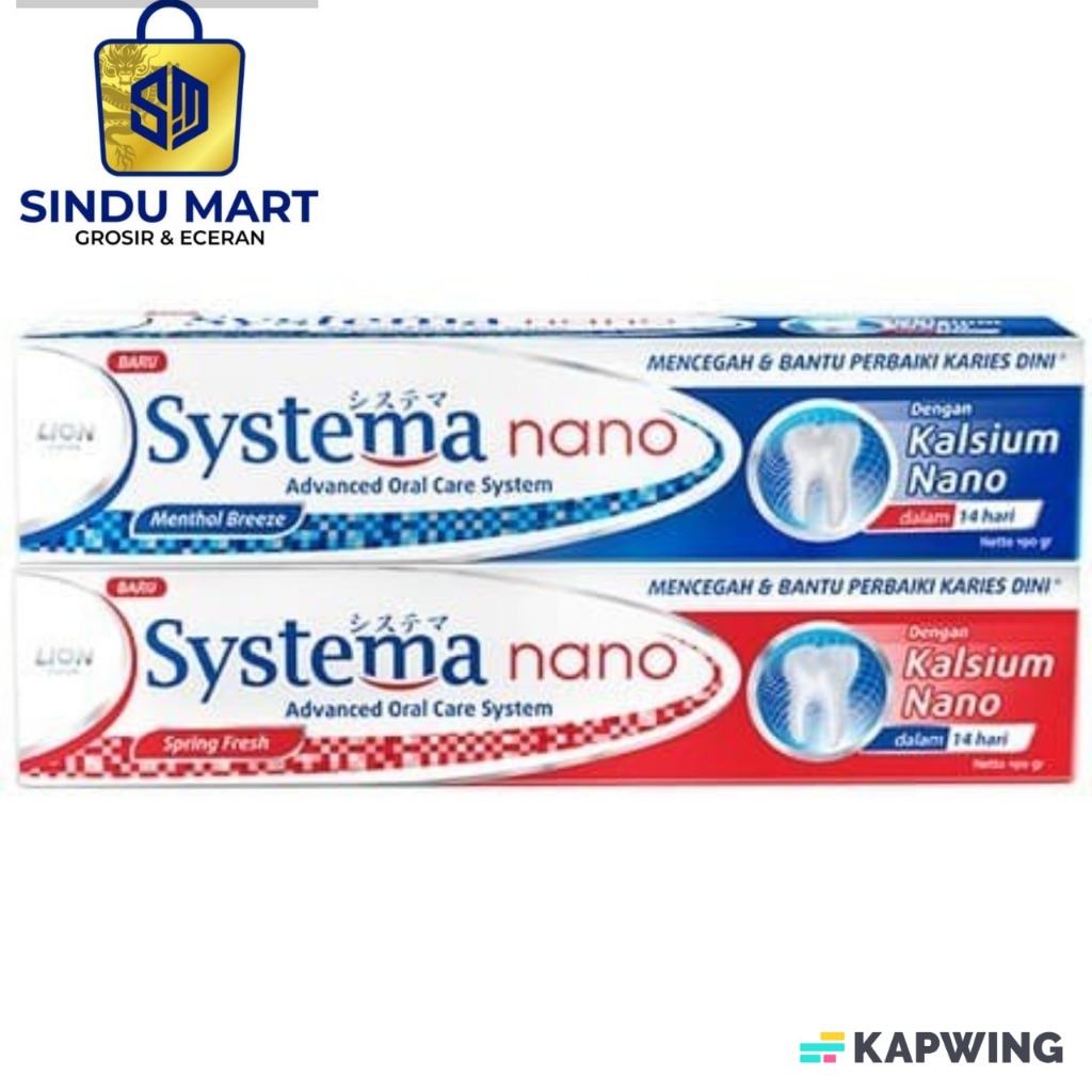 Jual SYSTEMA Toothpaste 190gr ORIGINAL / Odol Pasta Gigi Systema - NANO 190GR