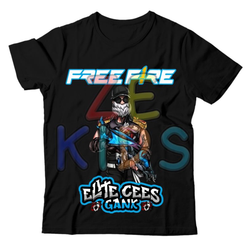 BISA COD FREE NAMA KAOS ANAK LOGO KARAKTER AK NAGA ELITE CEES GANK FF BAJU ANAK LOGO KARAKTER CHAR A