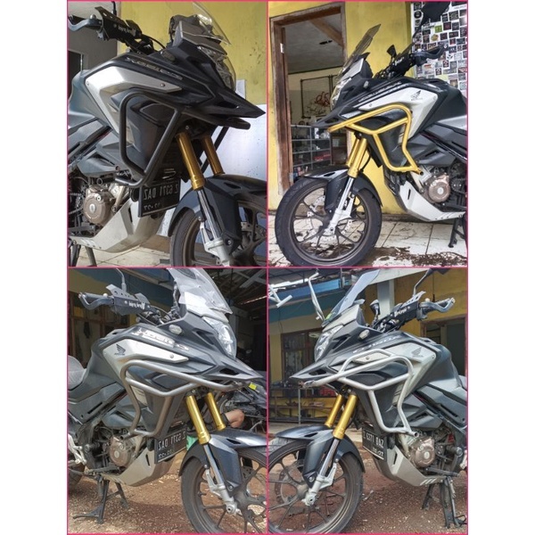 TUBULAR CRASHBAR CB 150 X FULL BODY ATAS BAWAH BONUS JALU SLIDER TUBULAR CB150X BODYGUARD PROTECTOR