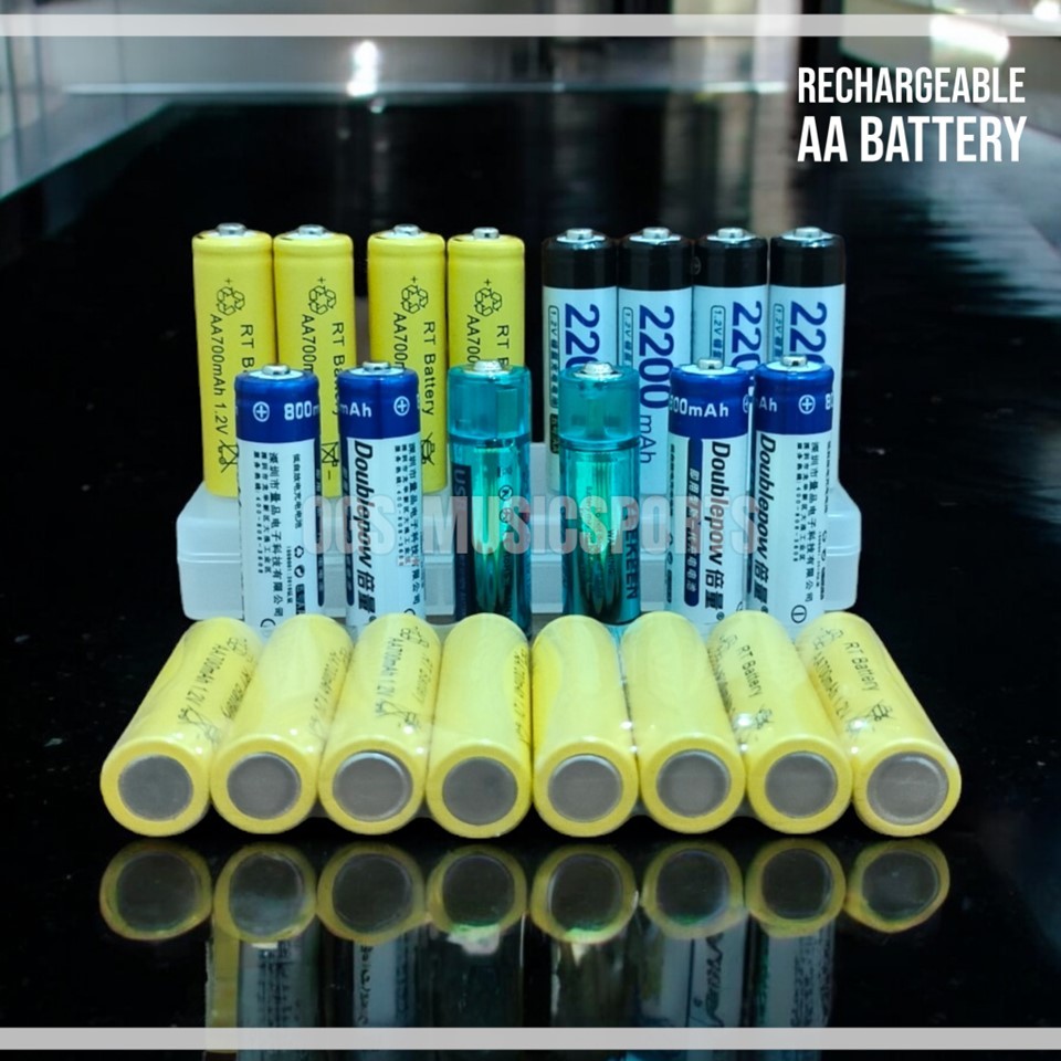 BATU BATRE BATERAI BATTERY RECHARGEABLE UKURAN AA