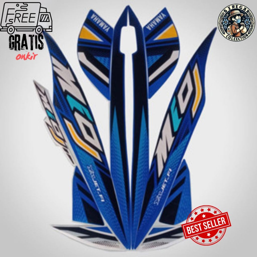 Striping Stiker List Body Standar Motor Yamaha Mio J 2012 Standar List Stiker Mio J 2012