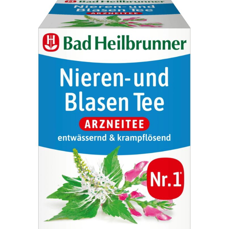 

[READY STOCK] Teh obat, teh ginjal & kandung kemih | Bad Heilbrunner Blasen und Nieren Tee (8 kantong) Original Jerman 100%