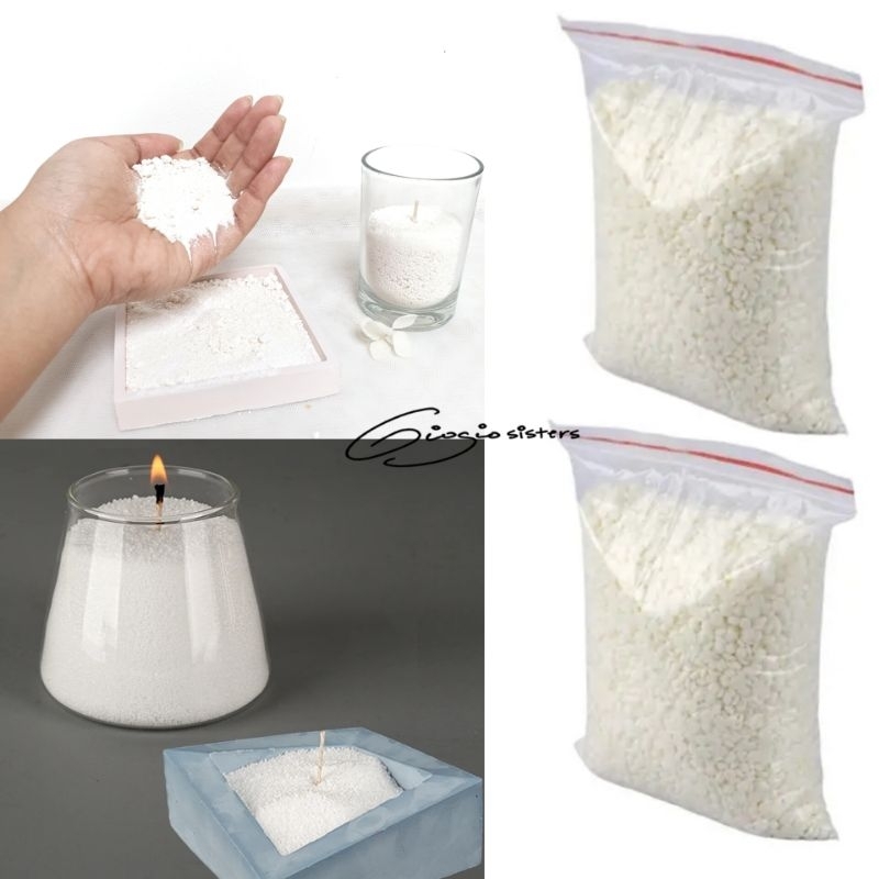 Sand Wax | Palm Wax | Bahan Lilin Pasir | Bahan Pilar Candle | Bahan Lilin Aromaterapi | Scanted Can