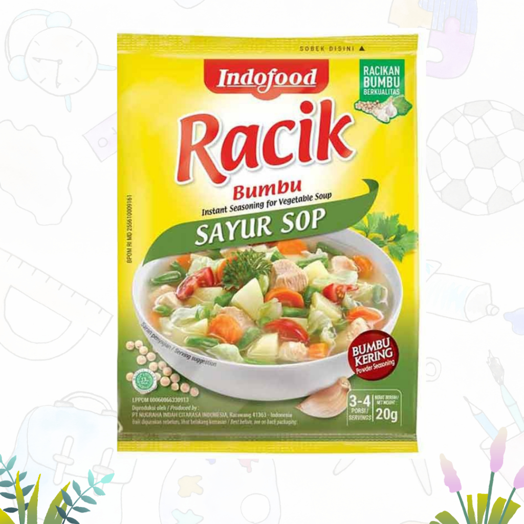 

Bumbu Racik Sayur SOP 5x20gr