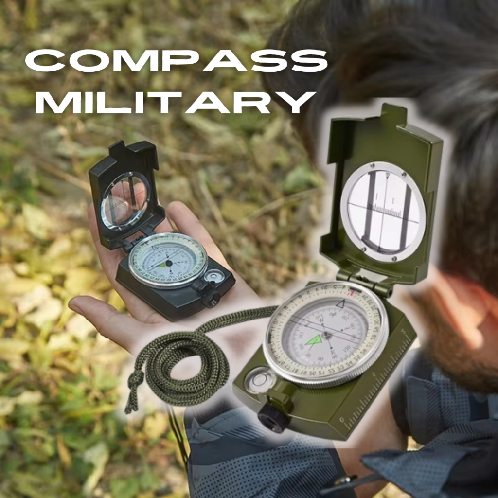 Kompas Militer / Compass Survival | Kompas akurasi tembak | Kompas Besi Asli Kompas Prisma