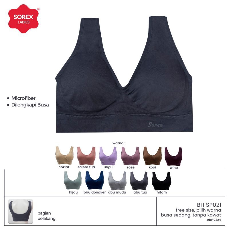 Bra Wanita Sport Sorex Bra Olahraga Sorex