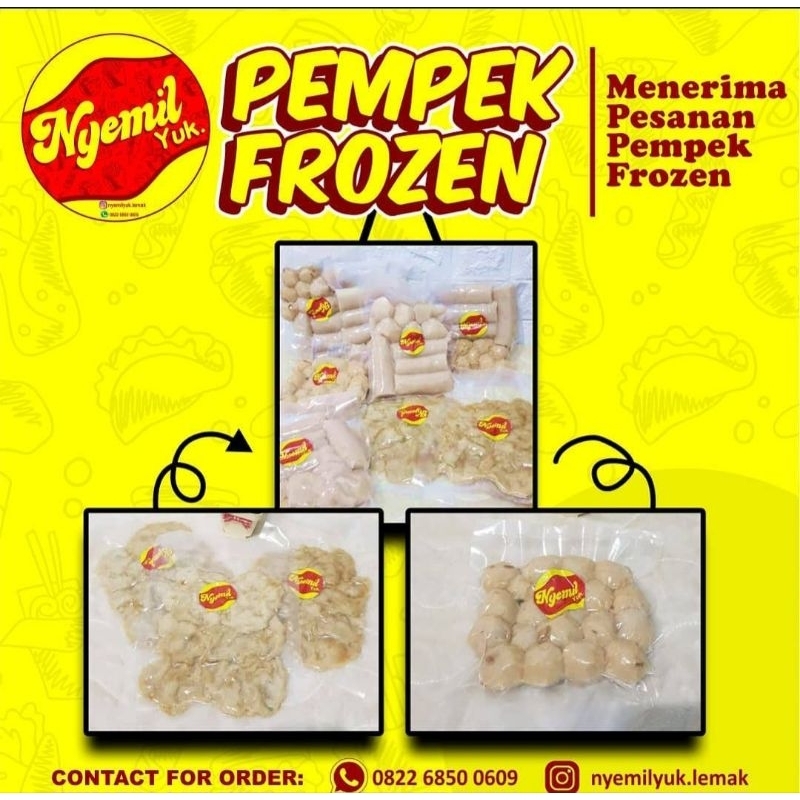 

PEMPEK FROZEN PAKET 20PC & CUKO BOTOL /ASLI IWAK GABUS TENGGIRI