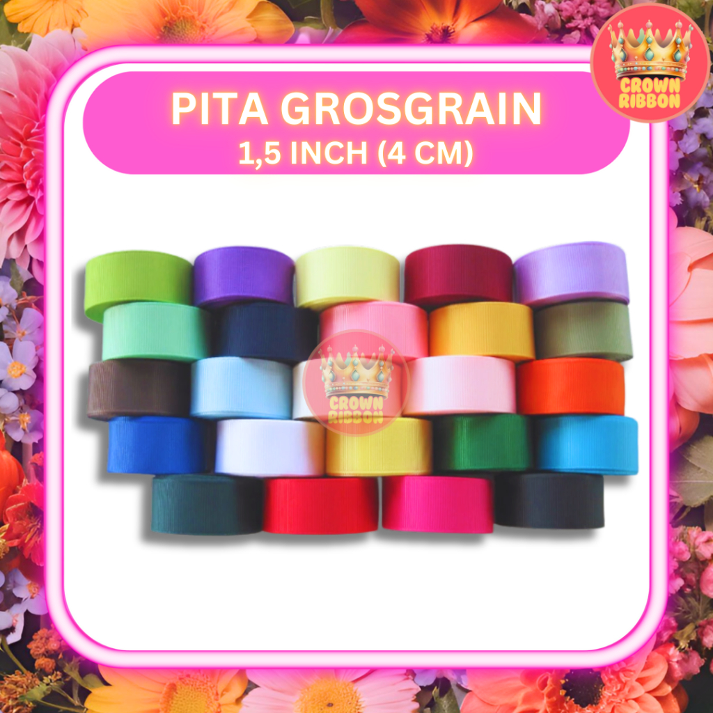 

Pita Grosgrain 1,5 inch (4 cm) / Grossgrain 20 meter