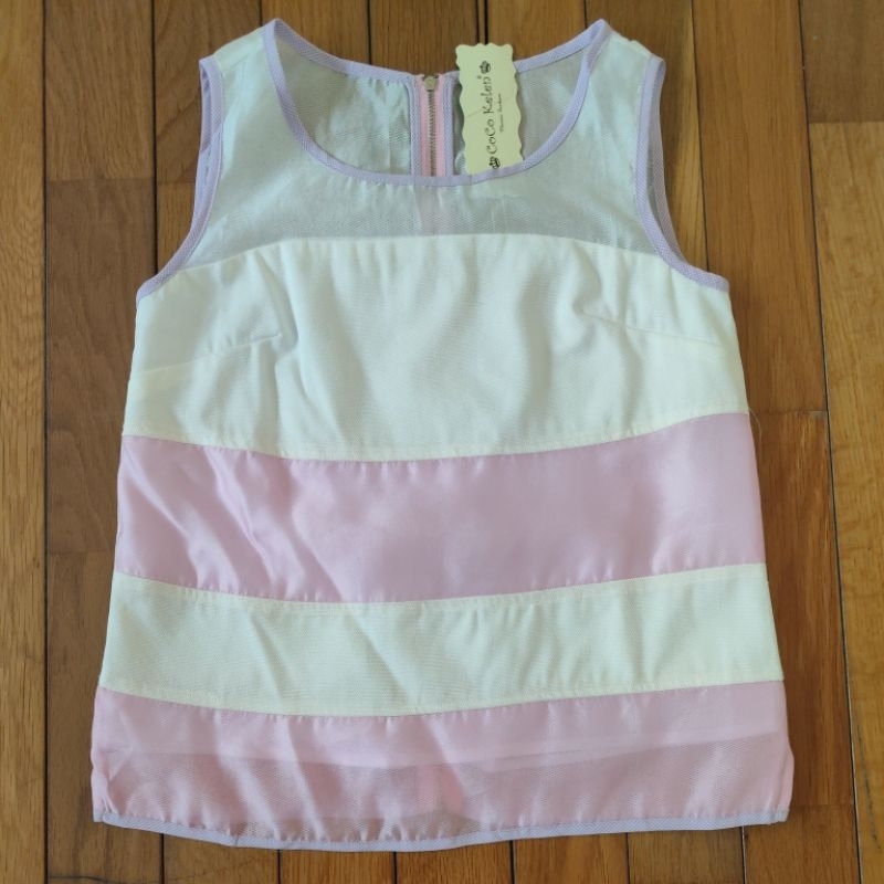 atasan wanita/baju wanita/baju kutung/baju tanpa lengan/top wanita/pakaian wanita/top stripe