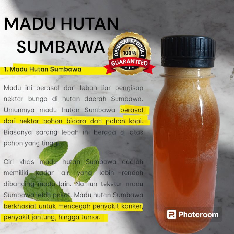 

MADU HUTAN SUMBAWA BIMA ORIGINAL 125ML