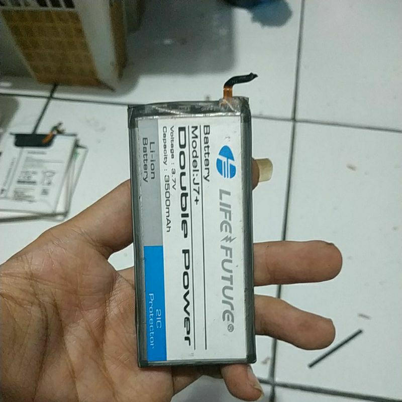 BATERAI BEKAS SAMSUNG J7 PLUS MINUS FLEKSIBEL