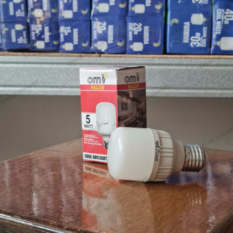 lampu bohlam led 5 watt OMI Value / led 5w / led 5watt