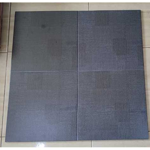 KERAMIK LANTAI KASAR MATT 40X40 PLATINUM CORSO BLACK KW B