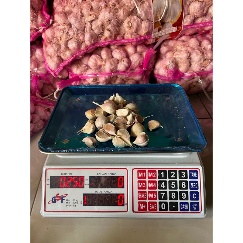 

bawang putih kating panen baru bersih 250gram