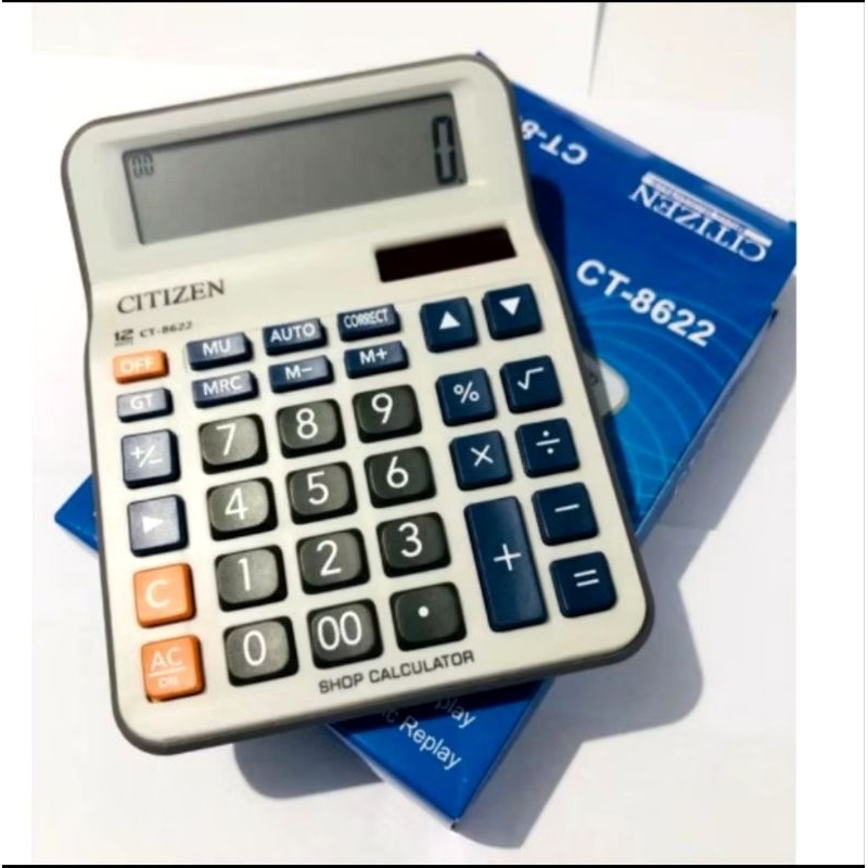 

calkulator citizen 12 digit check&correct citizen ct-8622/kalkulator citizen ct-8622 check&correct 12 digit